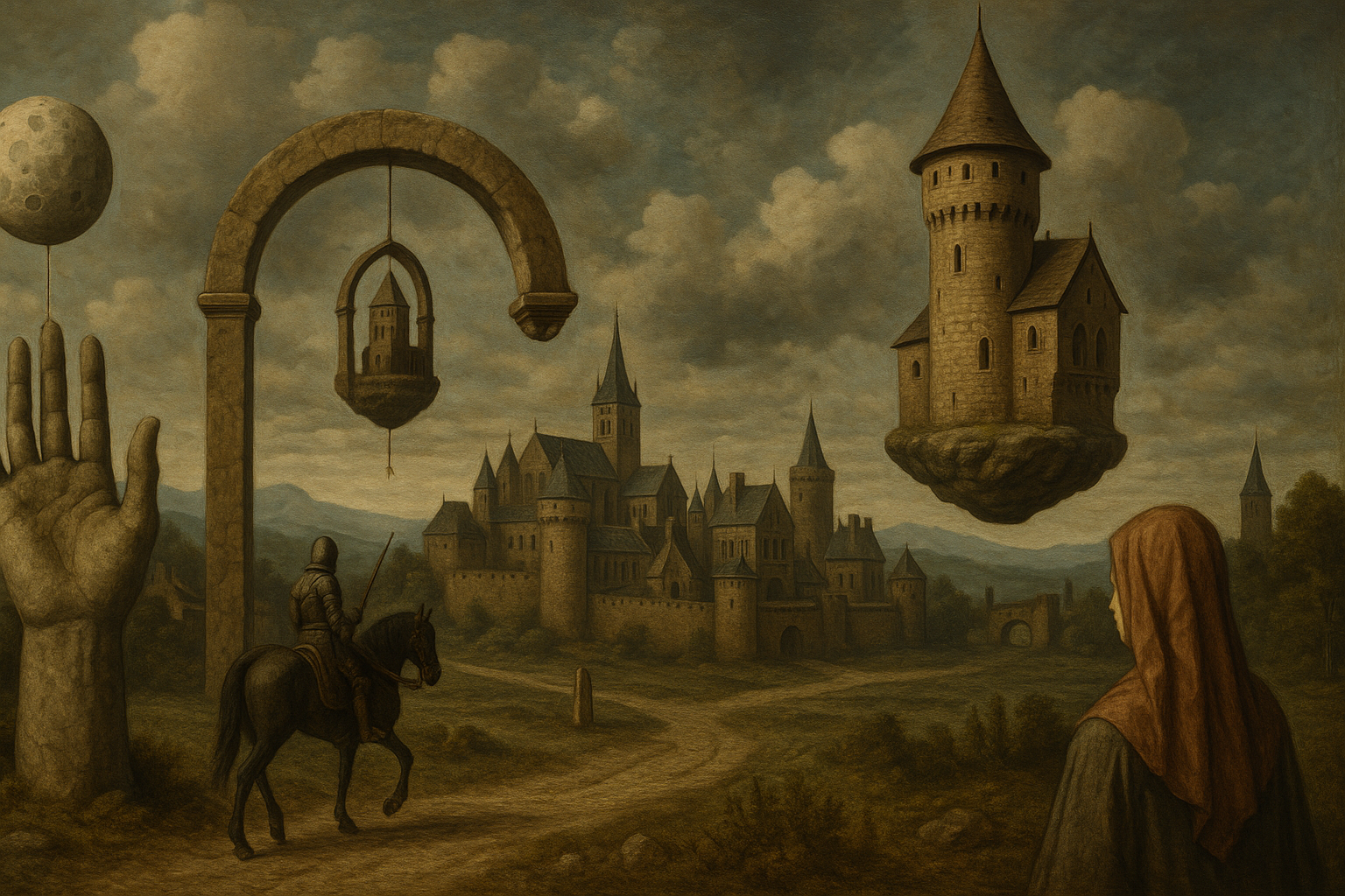 surrealizm według OpenAI Sora