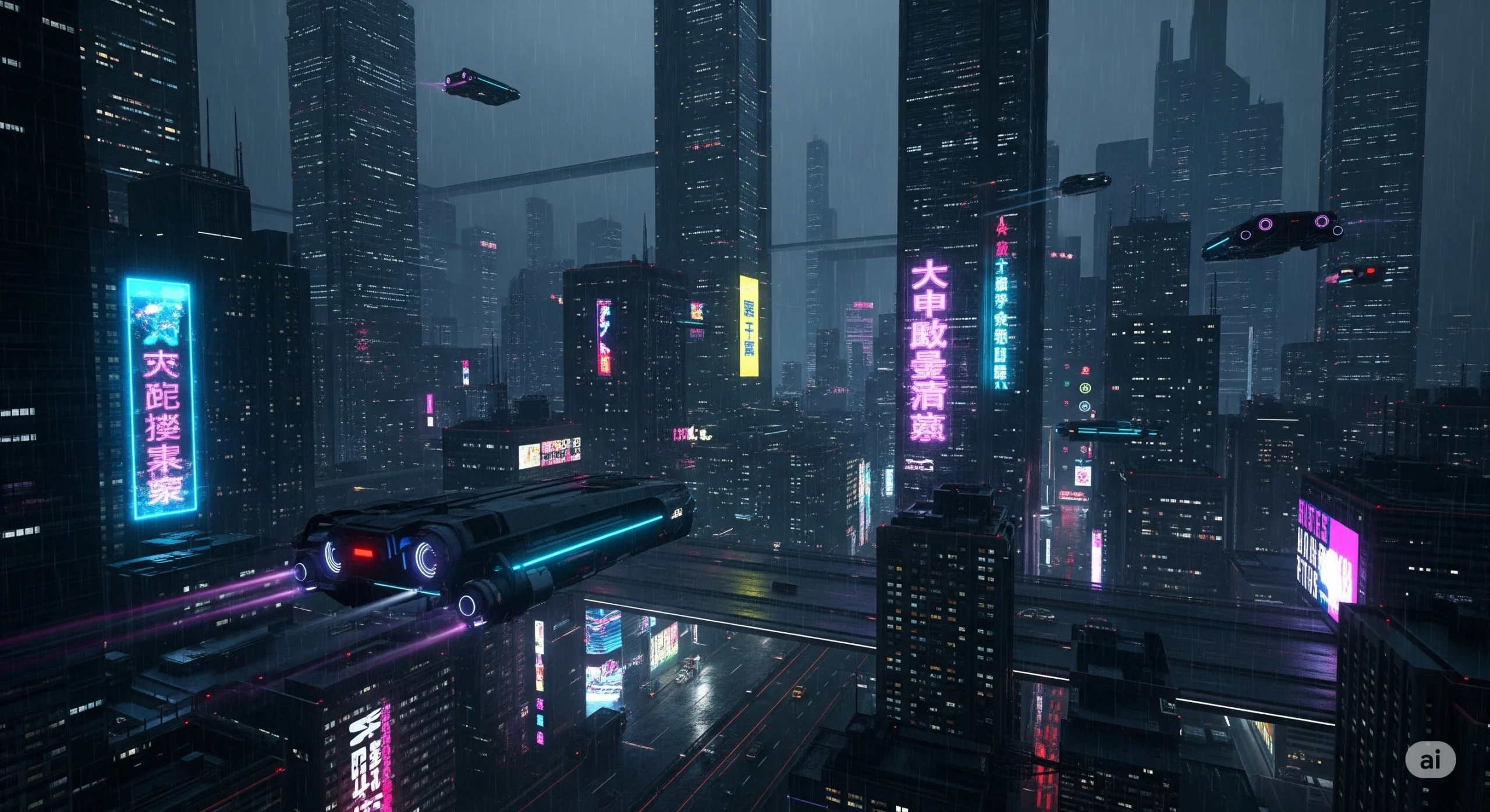 styl graficzny cyberpunk Google Gemini